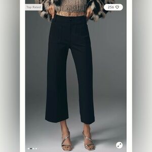 NWT Maeve Colette Ponte Black Crop Pants
